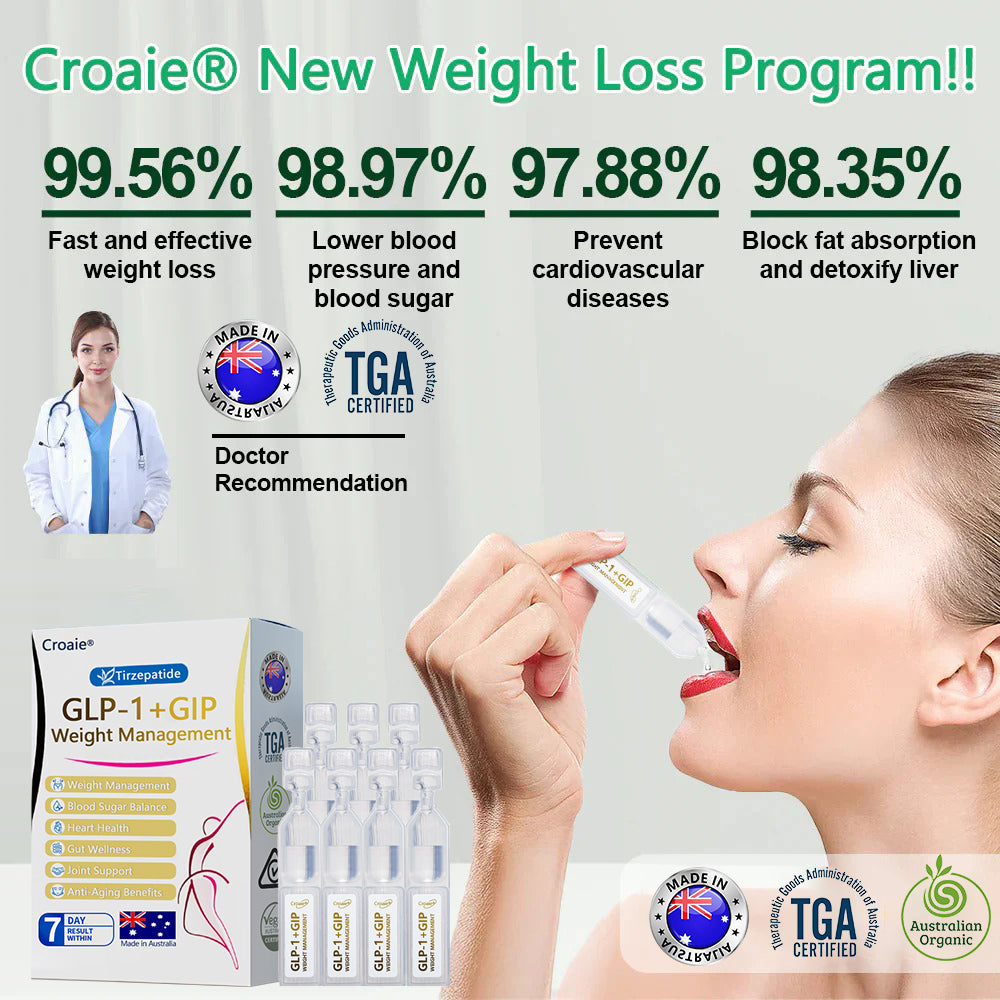 TGA | Official AU  Store — Croaie® Tirzepatide Oral Solution, GIP and GLP-1 Dual-Action Weight Loss Solution, One Bottle Daily, Results in 7 Days🌈